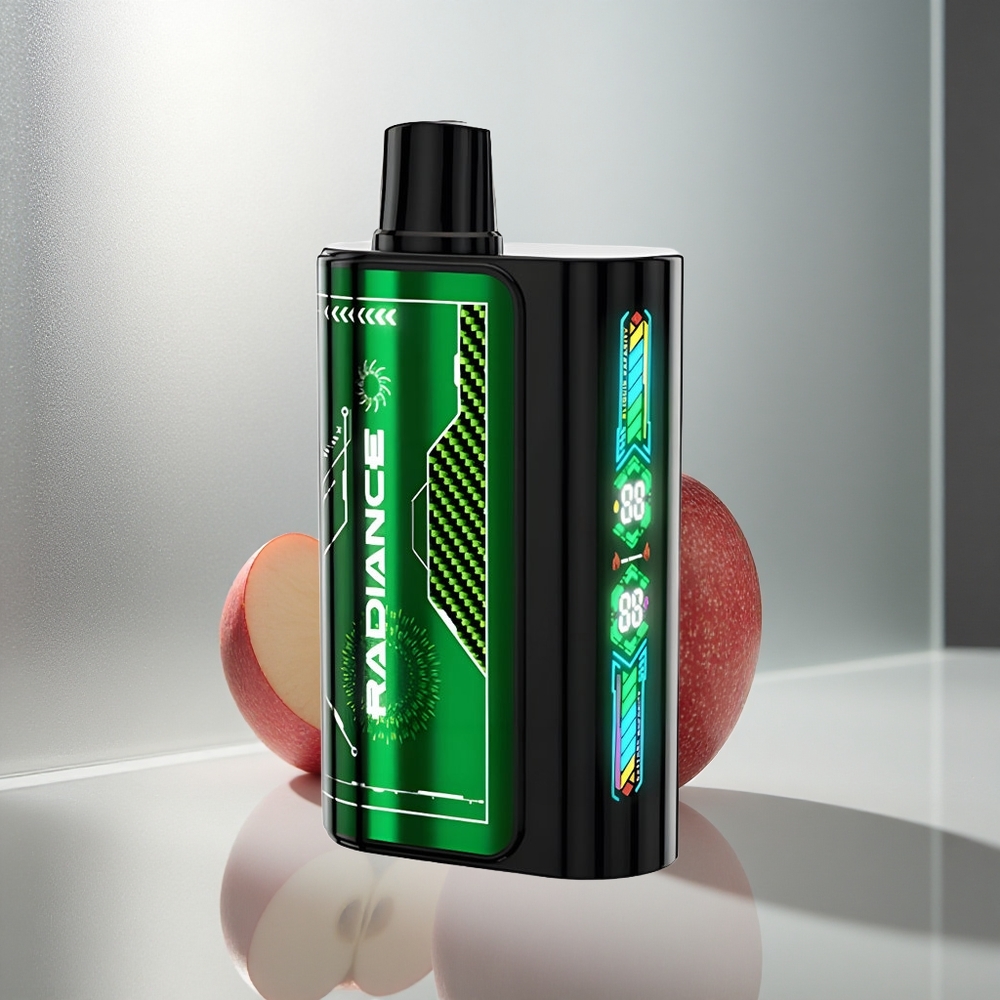 JNR Radiance 31000 Potegov Enkratna E-cigareta DVOJNO JABOLKO 28ml Tekočina 2% Nikotin