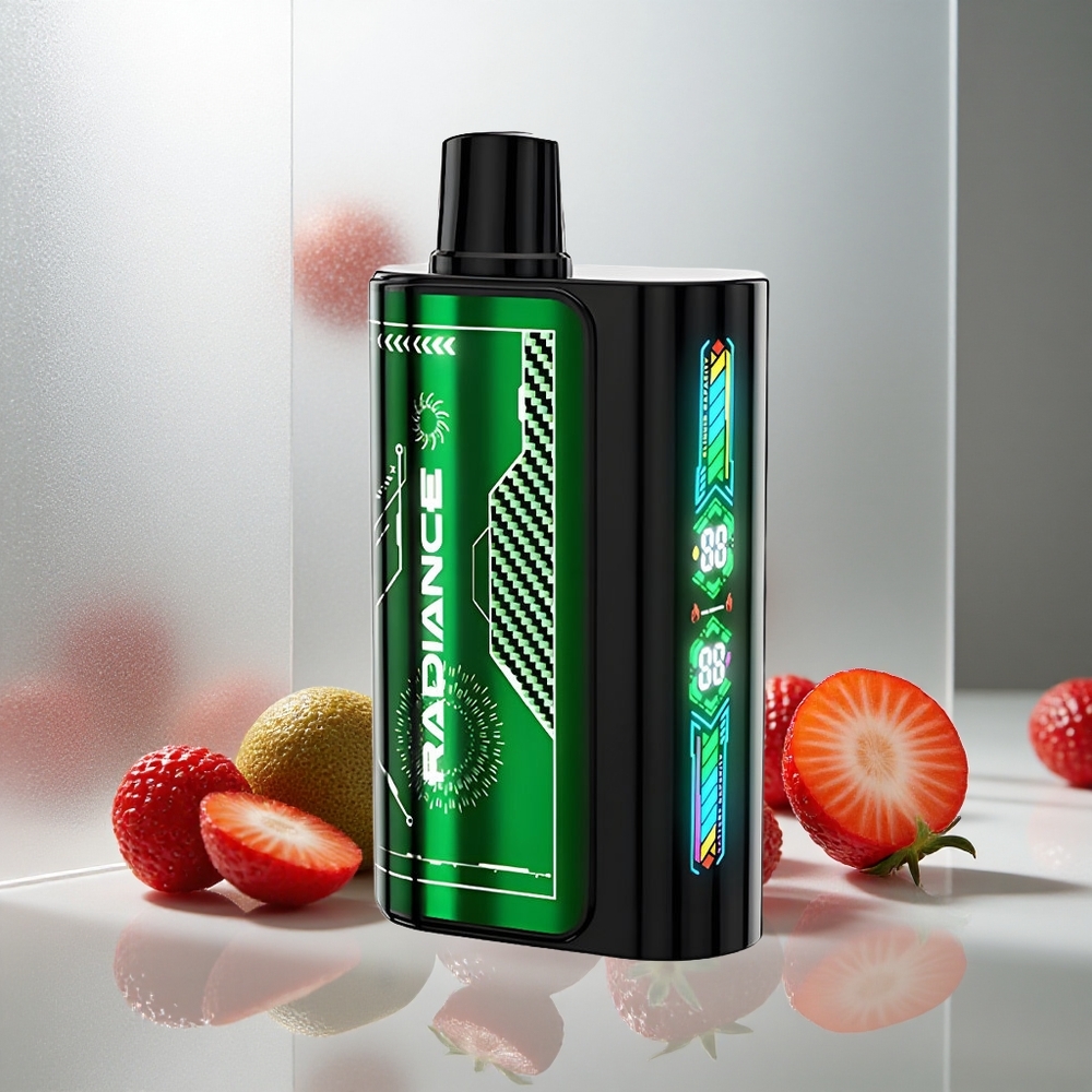 JNR Radiance 31000 Potegov Enkratna E-cigareta Jagoda Kivi 28ml E-tekočina