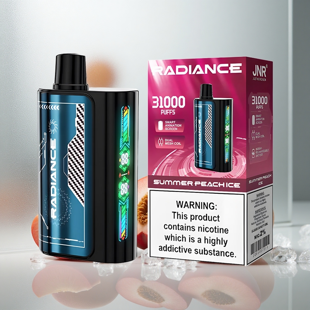 JNR Radiance 31000 Puff Enkratna E-cigareta POMMLADANSKO PEŠČENO LEDO z 28ml E-tekočine in 950 mAh Baterijo