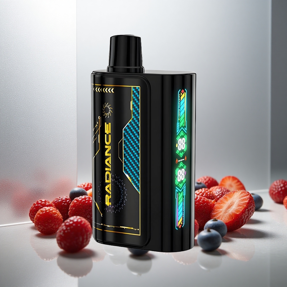 JNR Radiance 31000 Puffov Enkratna E-cigareta MEŠANO JAGODJE z 28ml E-tekočine in 950 mAh Baterijo