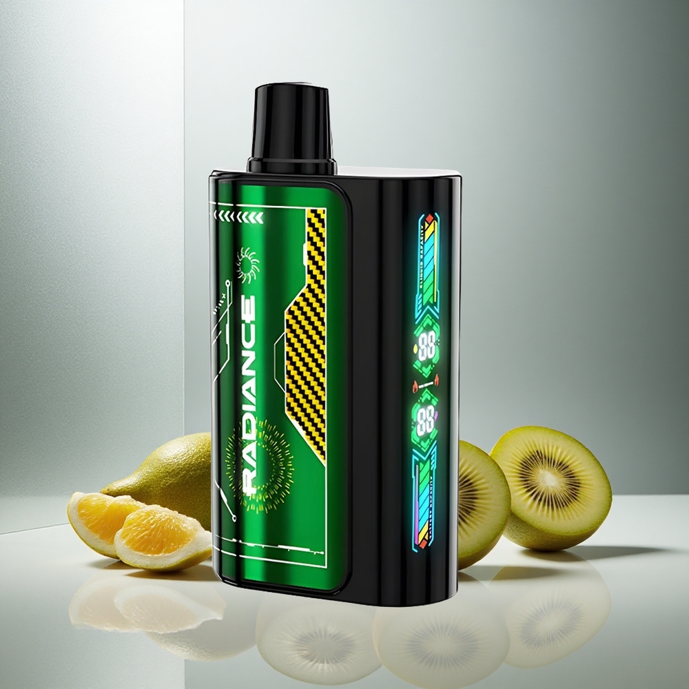 JNR Radiance 31000 Puffov Enkratna E-cigareta PASSION FRUIT KIWI z 28ml E-tekočine in 2% Nikotina