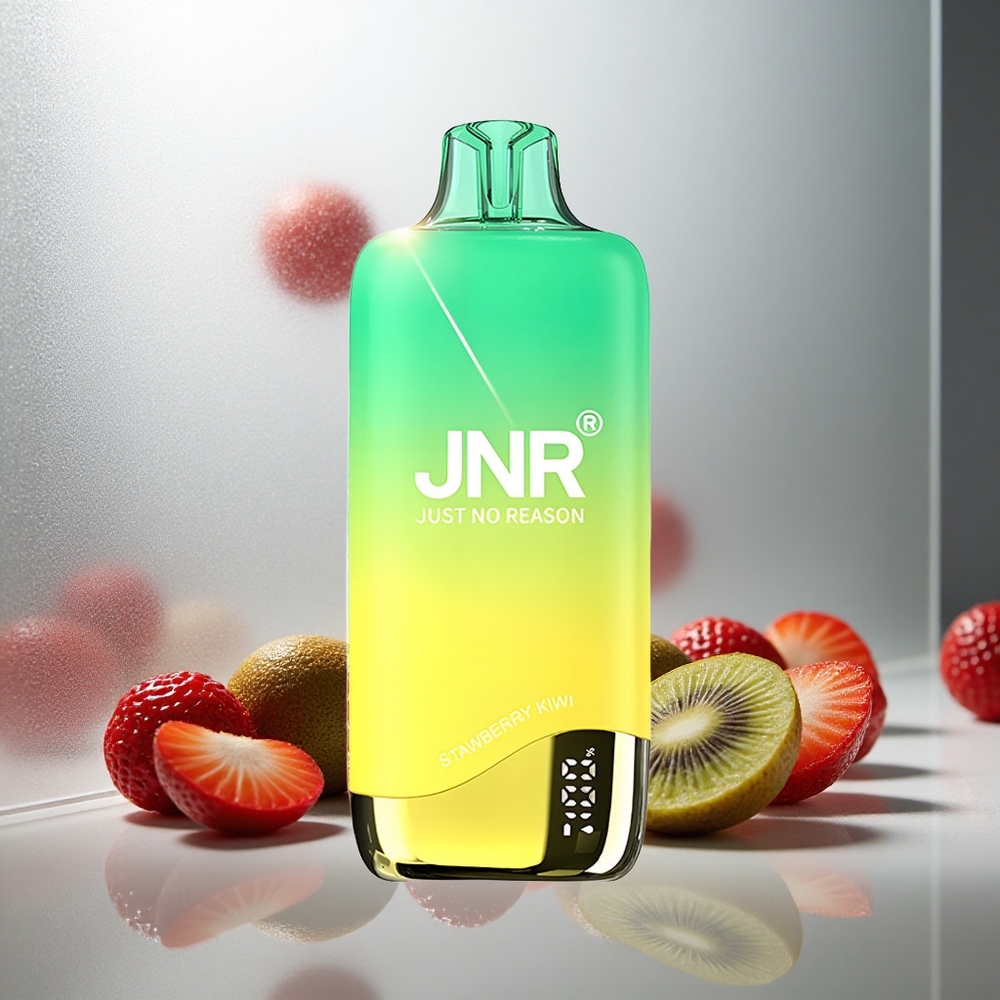 JNR Rainbow 10500 Potegov Enkratna E-cigareta Jagoda Kivi z 18ml E-tekočino in 600mAh Baterijo