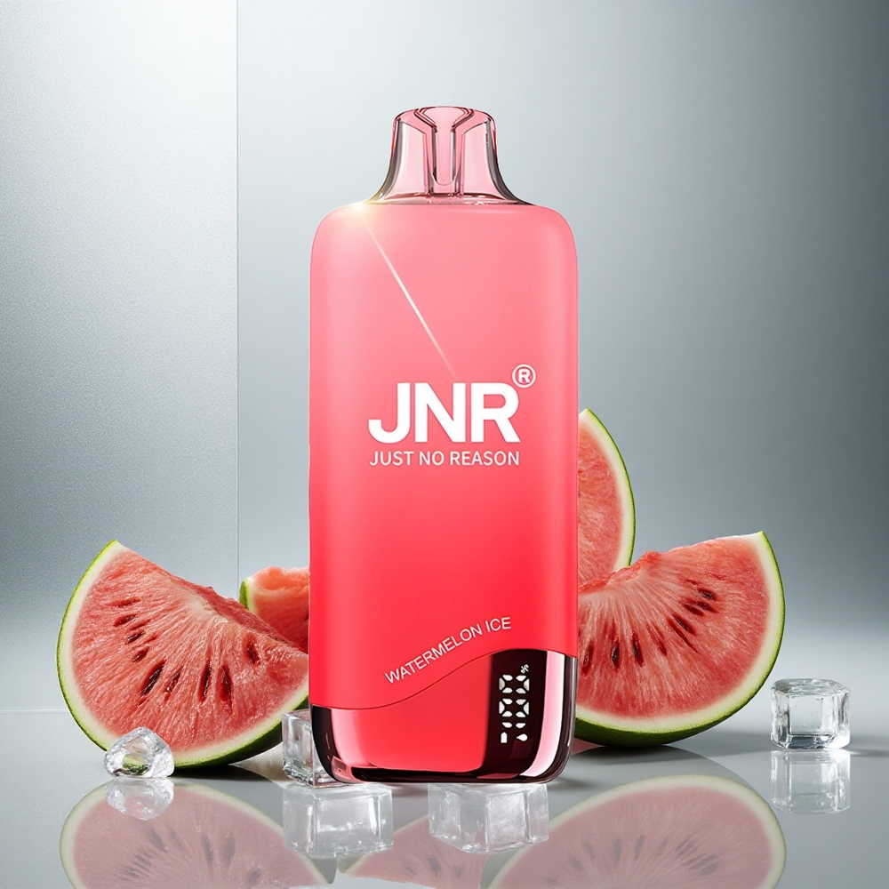 JNR Rainbow 10500 Puf Enkratna Vape Lubenični Led z 18ml e-Tekočino in 600mAh Baterijo