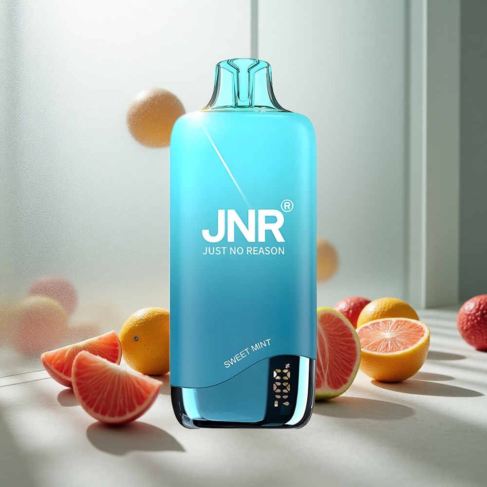 JNR Rainbow 10500 Puffov Enkratna E-cigareta Sladka Meta z 18ml E-tekočine in 600mAh Baterijo
