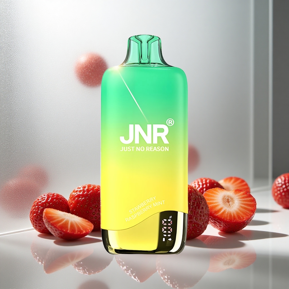 JNR Rainbow 10500 Pufov Enkratna E-cigareta Jagoda-Breskev-Meta z 18ml E-tekočine in 600mAh Baterijo
