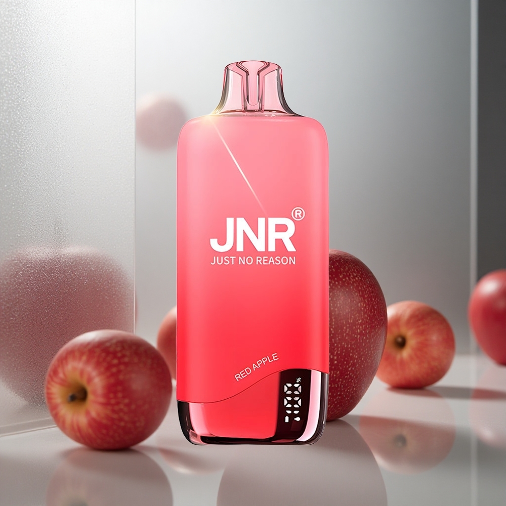 JNR Rainbow 10500 Pufov Enkratna E-cigareta Rdeče Jabolko 18ml 600mAh