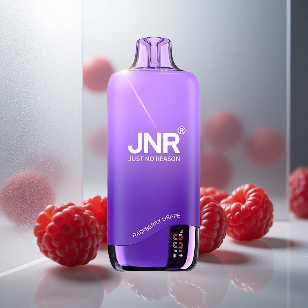 JNR Rainbow 10500 Pufov Enkratna Vap Malina Grozdje z 18ml e-Tekočino in 600mAh Baterijo