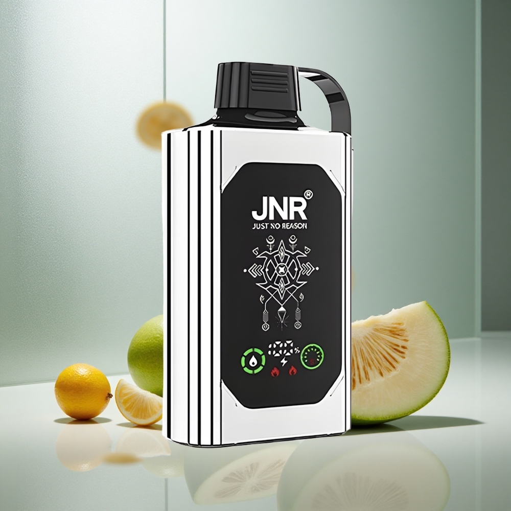 JNR Shisha Hookah Box 20500 Puffs Dvojni Melon Meta Enkratna E-cigareta, 25ml, 1000mAh, Tip-C