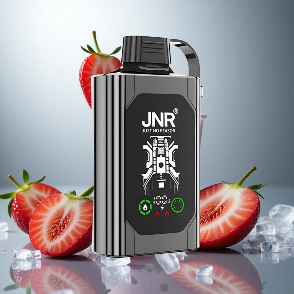 JNR Shisha Hookah Box 20500 Pufov Enkratna Vape Mešane Jagode z Ledo (1000mAh, 25ml)