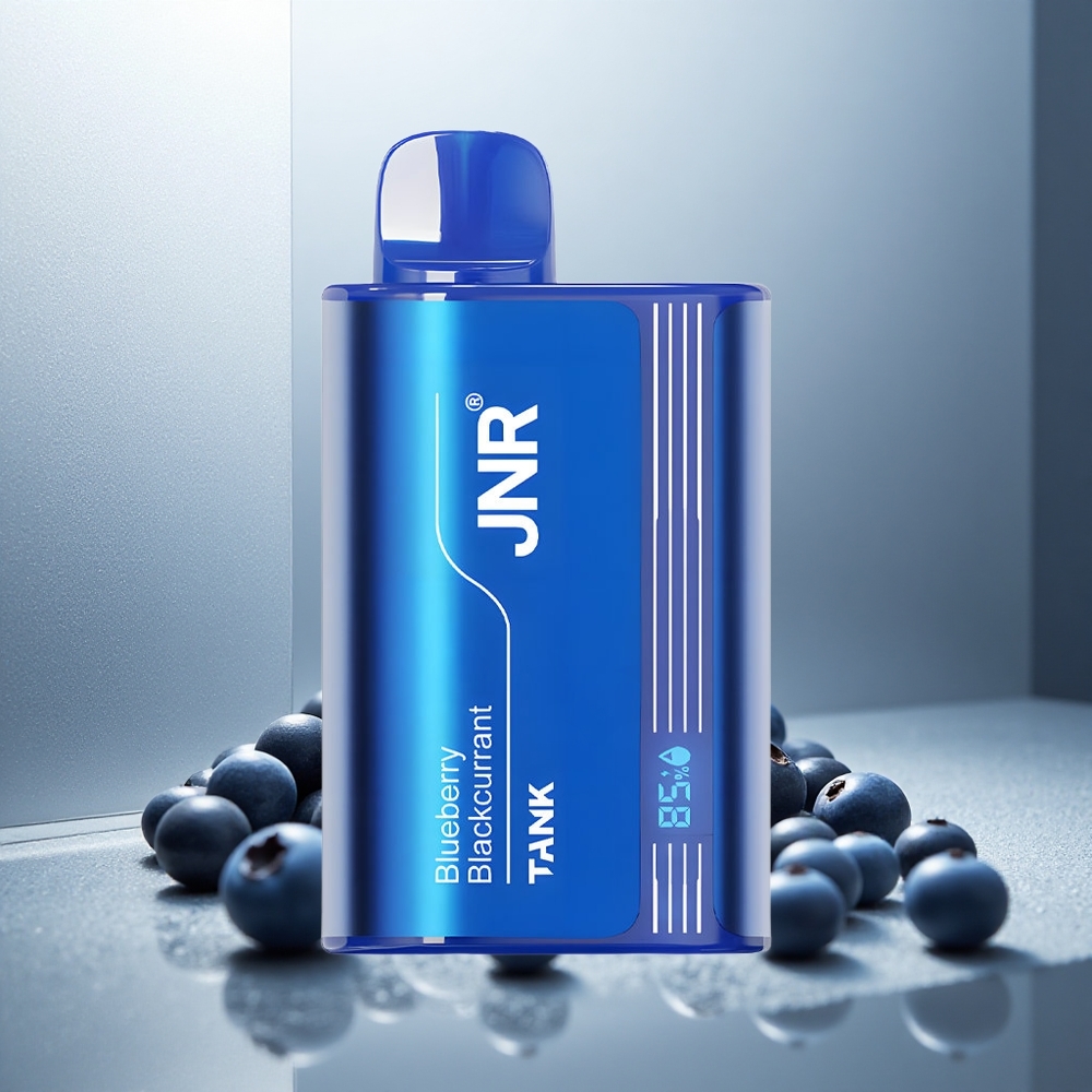 JNR Tank 10000 Puffs Enkratna E-cigareta Borovnica Ribez Digitalni zaslon