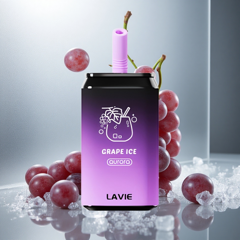 LAVIE Aurora 11000 Puffs Enkratna E-cigareta Led Grozdje 22ML 650mAh