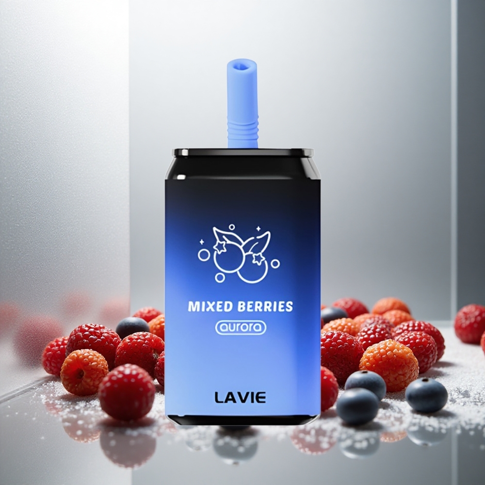 LAVIE Aurora 11000 Pufov Enkratna E-cigareta Mešane Jagode 22ML 650mAh