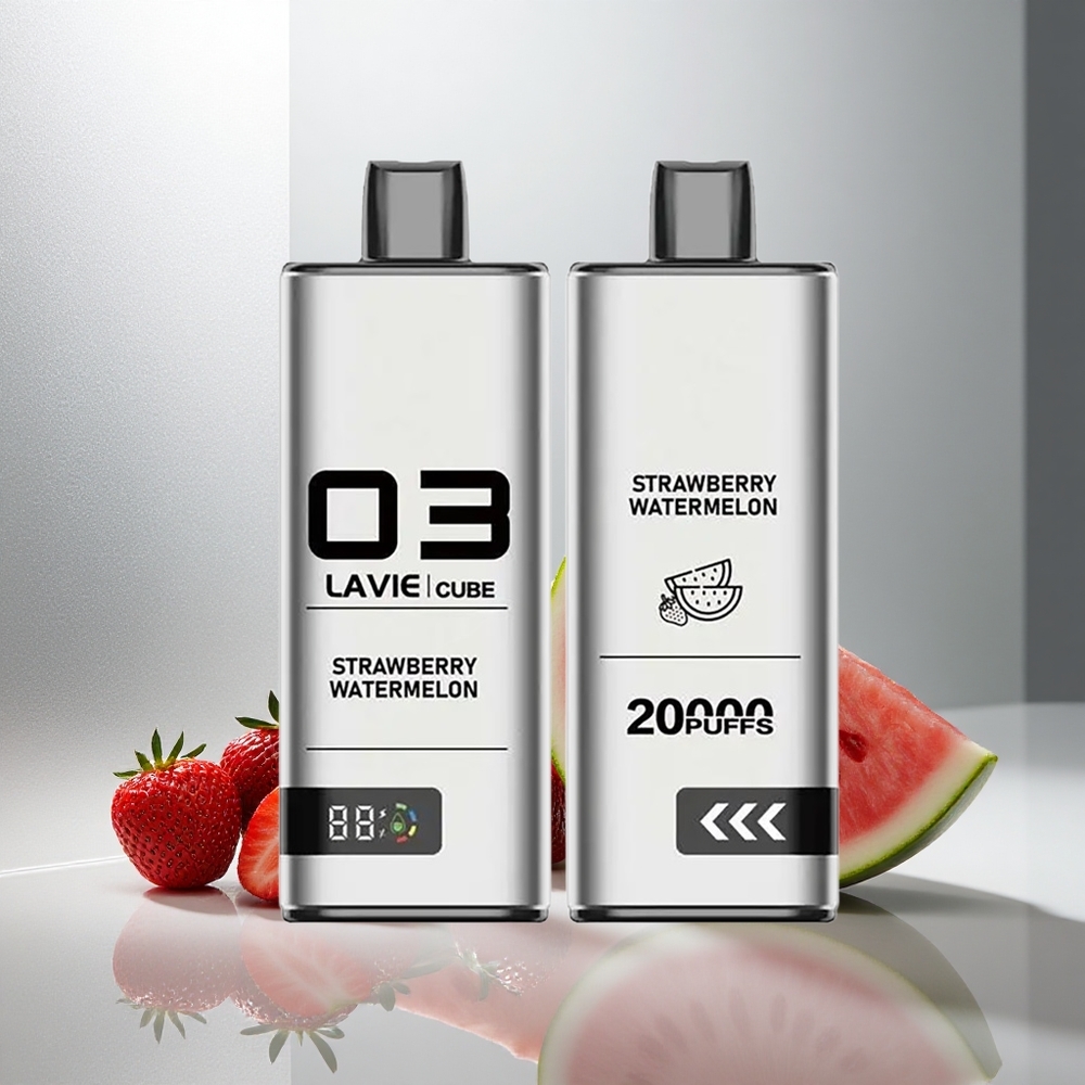 Lavie Cube 20000 Puf Enkratna E-cigareta Jagoda Lubenica 28ML 600mAh