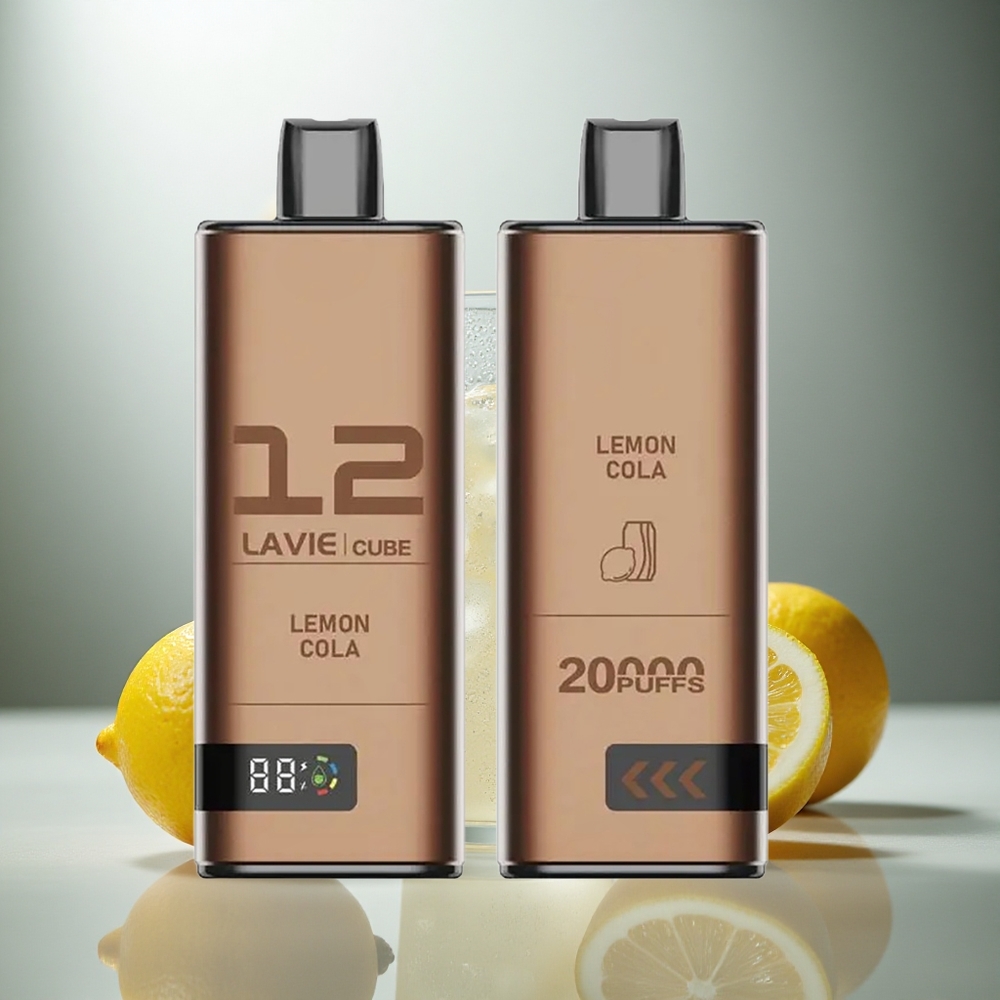 Lavie Cube 20000 Puf Enkratna Vape Limonada Kola z 28ML Tekočine in 600mAh Baterijo