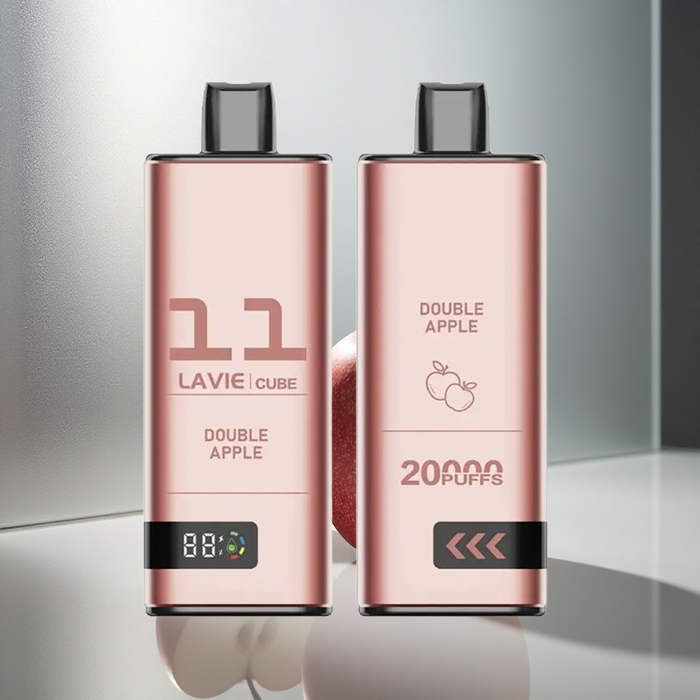 Lavie Cube 20000 Puffov Enkratna E-cigareta Dvojno Jabolko 28ML 600mAh
