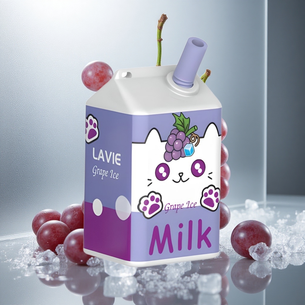 LAVIE Milk 7000 Pofov Enkratna Vape Grozdni Led 16ML Kapaciteta E-tekočine 600mAh Baterija