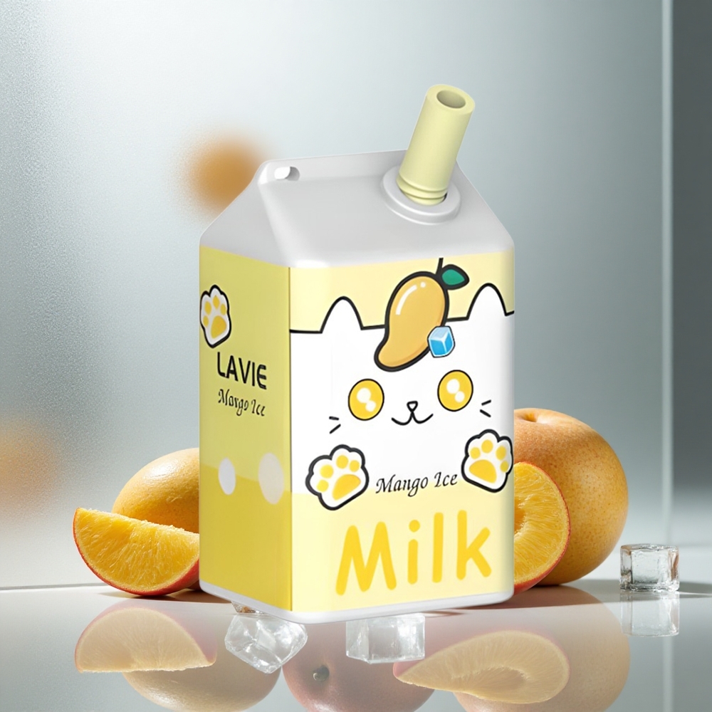 LAVIE Milk 7000 Puffs Enkratna E-cigareta Mango Led 16ML 600mAh Tip C