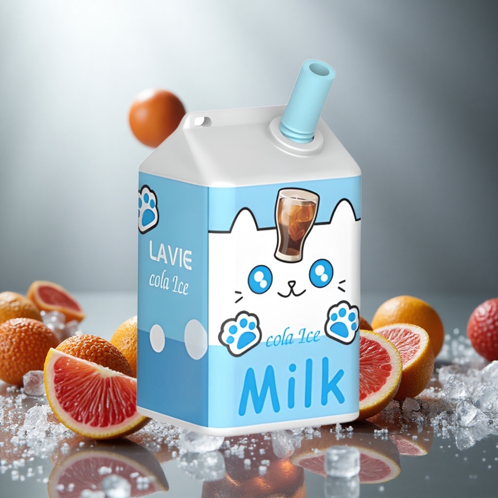 LAVIE Milk 7000 Pufi Enkratna E-cigareta Cola Ice, 16ML tekočine, 600mAh baterija