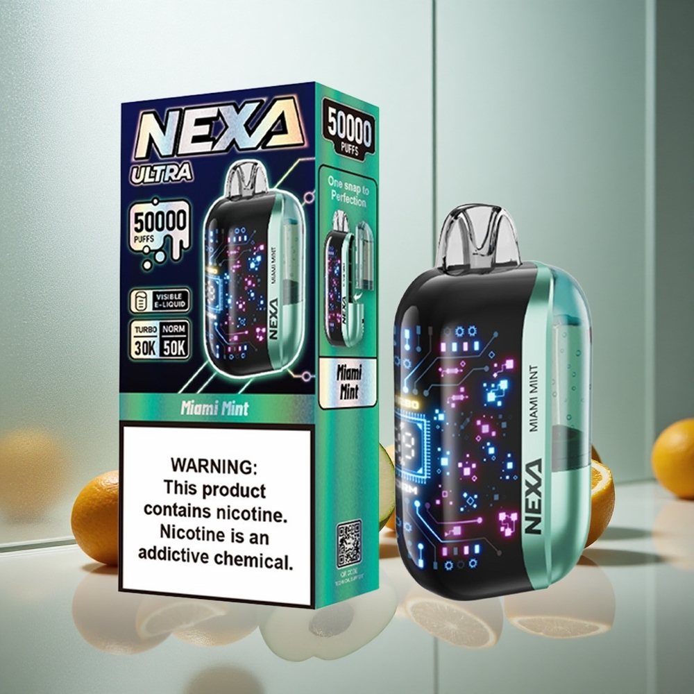 NEXA Ultra 50000 Puffov Enkratna Vape Miami Meta 20ml 800mAh