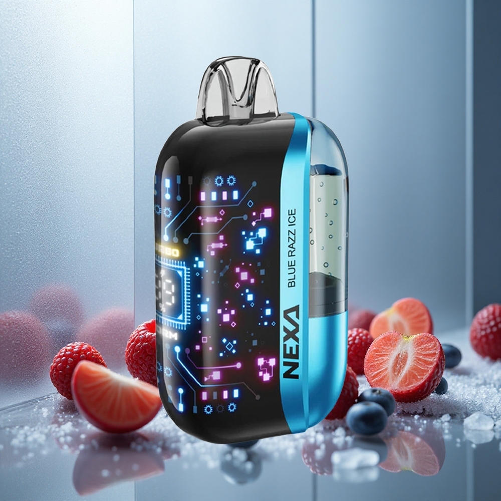 NEXA Ultra 50000 Puffs Enkratna Vape Modra Jagoda Led z 20ml Polnjenja in 5% Nikotina