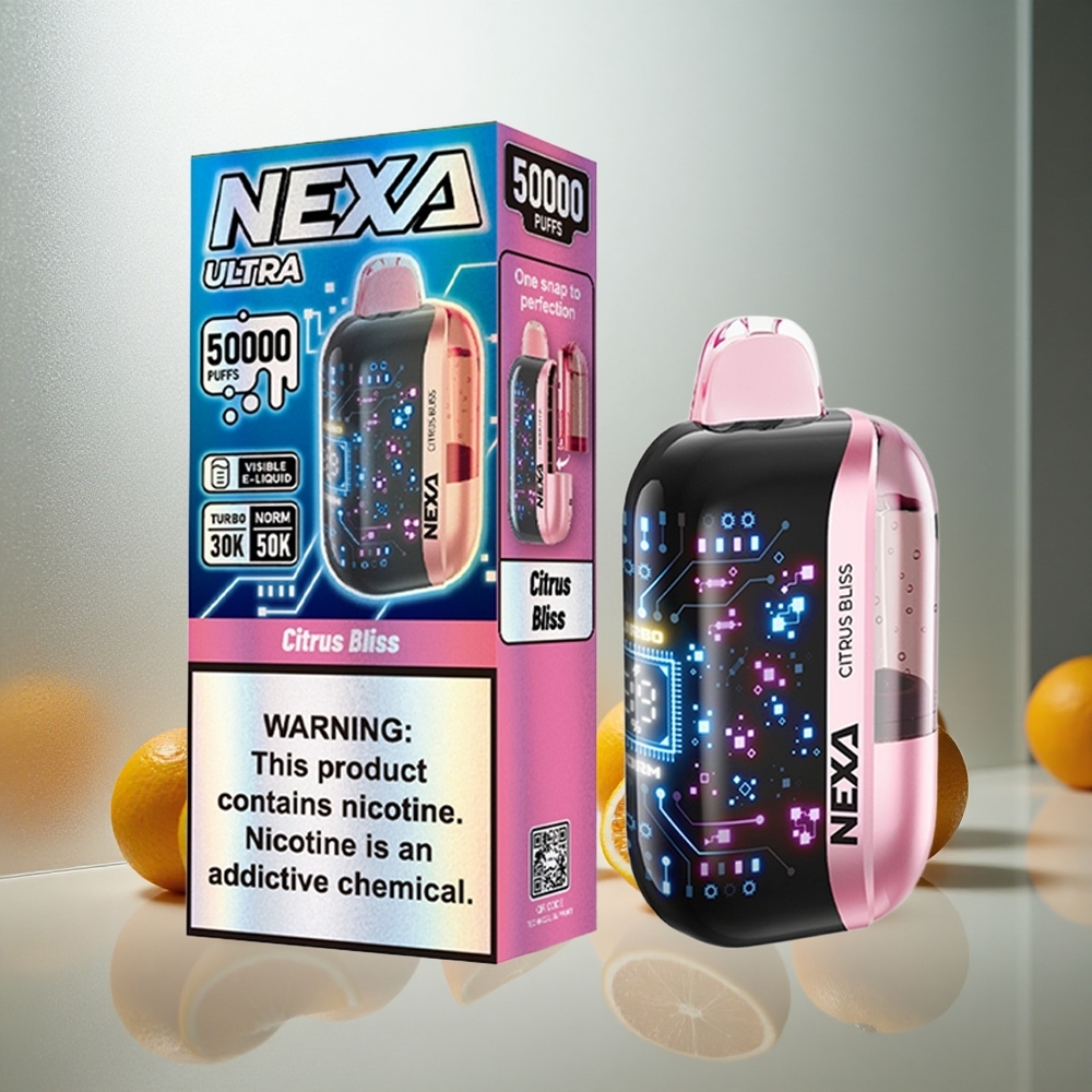 NEXA Ultra 50K Enkratna E-cigareta Citrus Bliss 20ml 800mAh 5% Nikotina