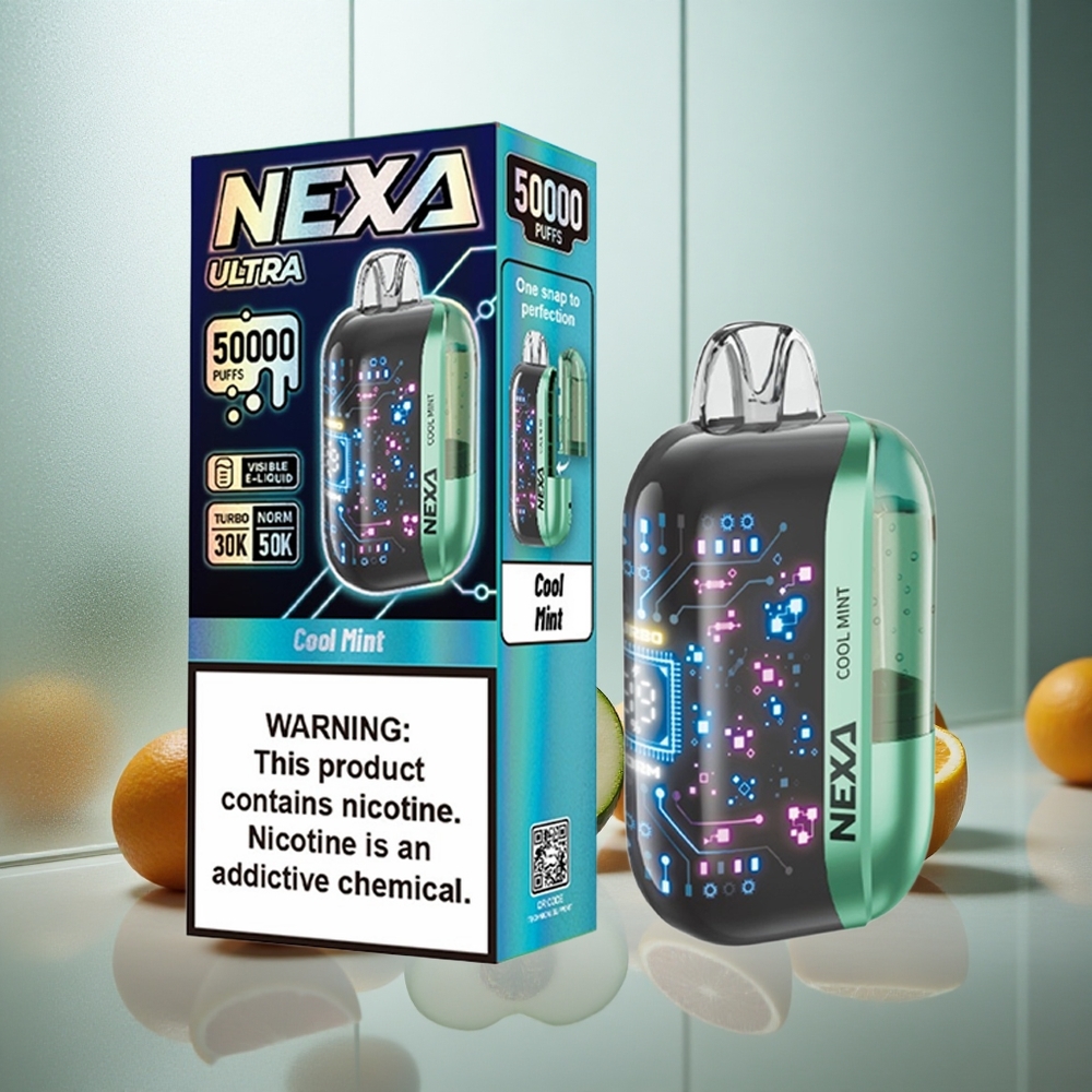 NEXA Ultra 50K Enkratna E-cigareta Hladna Meta 20ml Predpolnjenost 800mAh Baterija