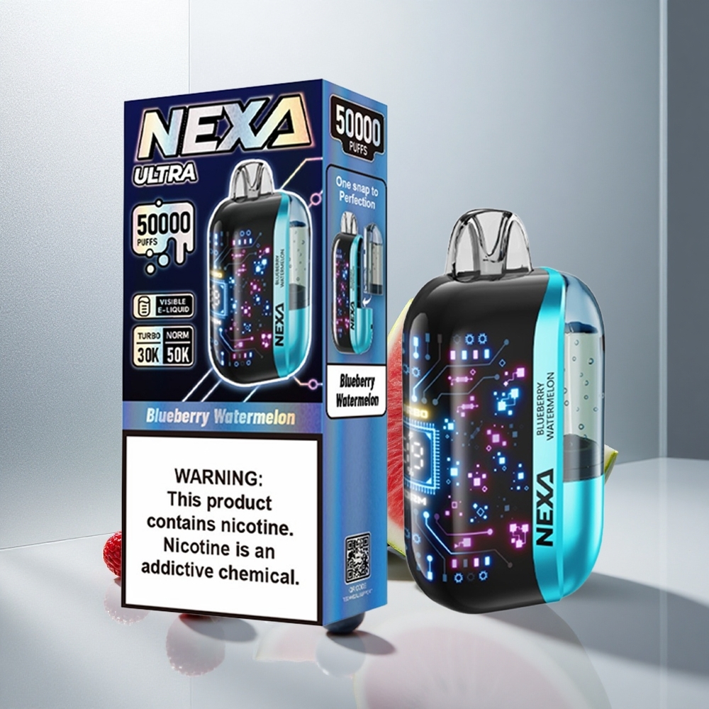 NEXA Ultra 50K Enkratna Vape Borovnica Lubenica 20ml 800mAh Tip-C