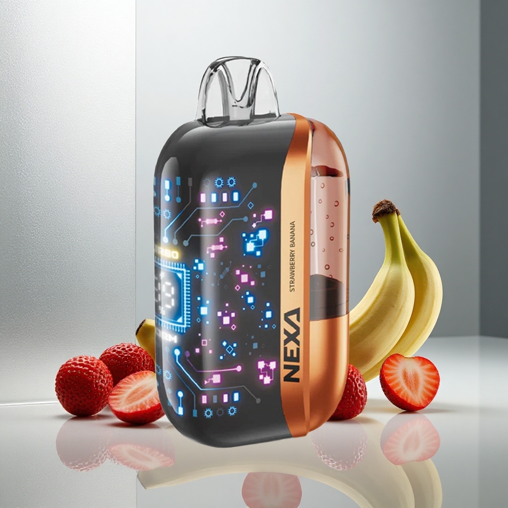 NEXA Ultra 50K Enkratna Vape Jagoda Banana 20ml 800mAh 5% Nikotina