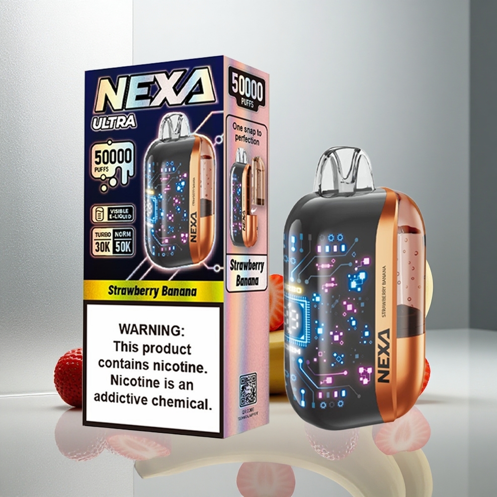 NEXA Ultra 50K Enkratna Vape Jagoda Banana 20ml 800mAh 5% Nikotina
