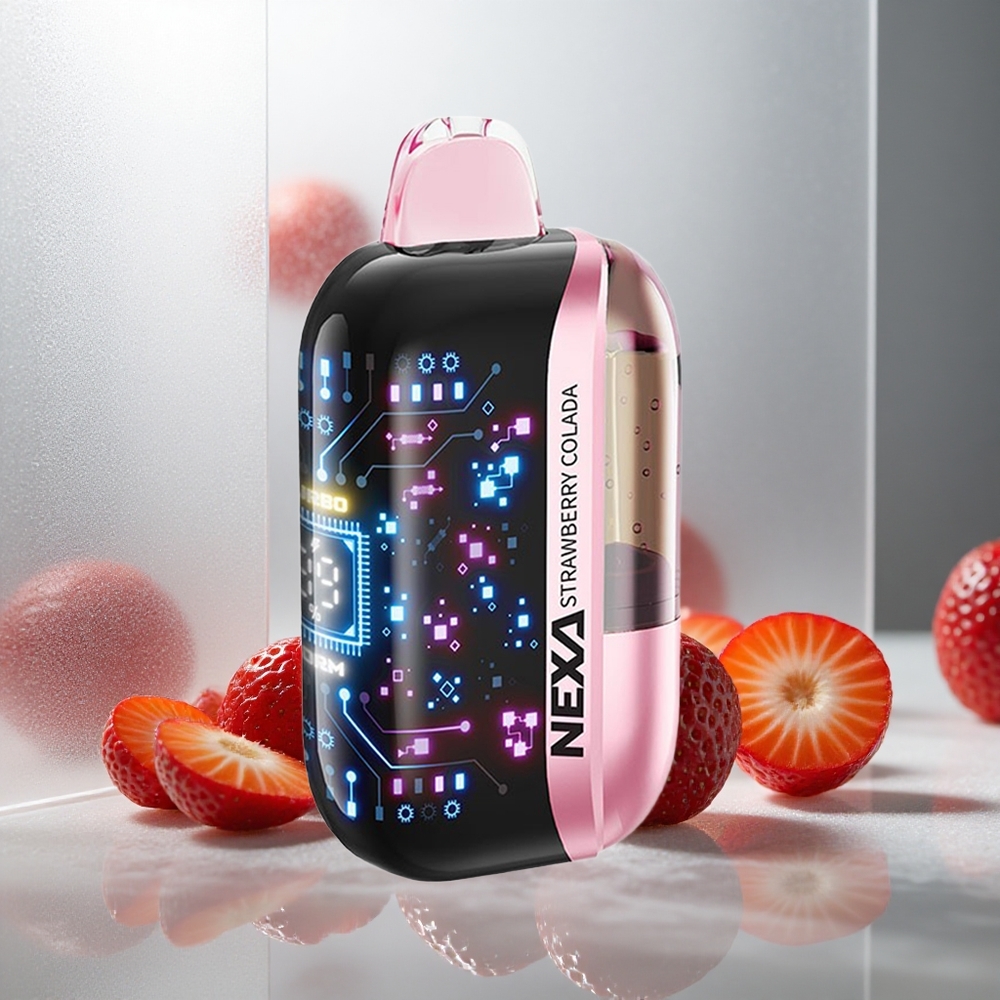 NEXA Ultra 50K Enkratna Vape Jagoda Kolada 20ml Napolnjena 800mAh Baterija