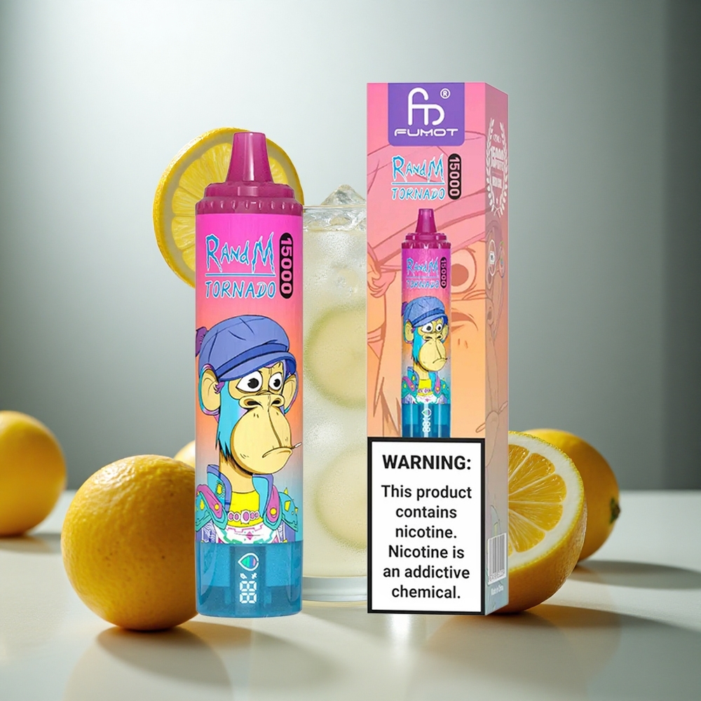 RandM Fumot Tornado 15000 Pofov Enkratna Vape Limonada 25ml/850mAh Mesh Coil