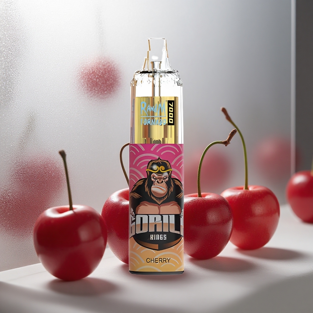 RandM Fumot Tornado 7000 Pufi Enkratna Vape Češnja 14 ML E-tekočina 850 MAH Baterija