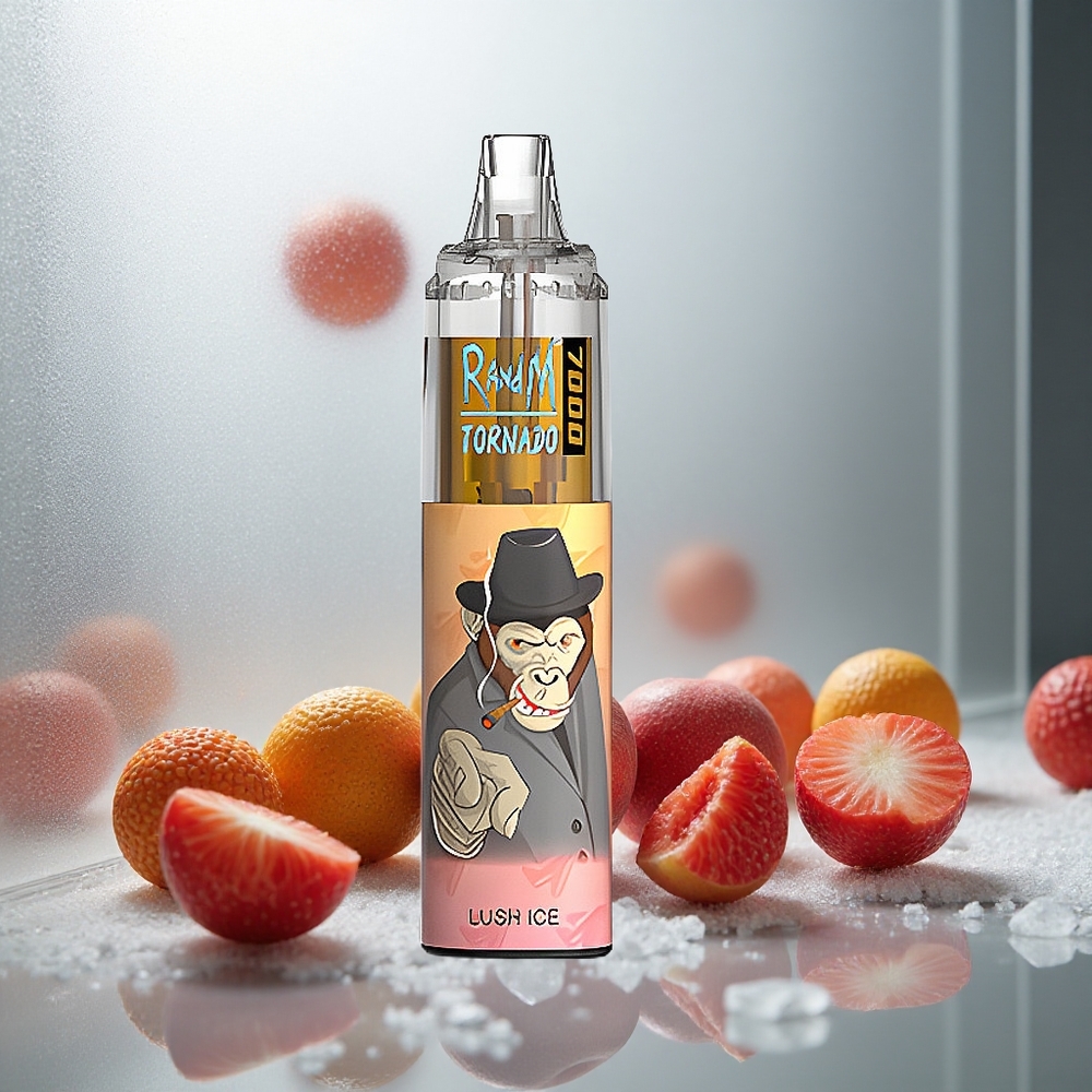 RandM Fumot Tornado 7000 Pufov Enkratna Vape Sočni Led z 14 ML E-tekočine in 850 MAH Baterijo