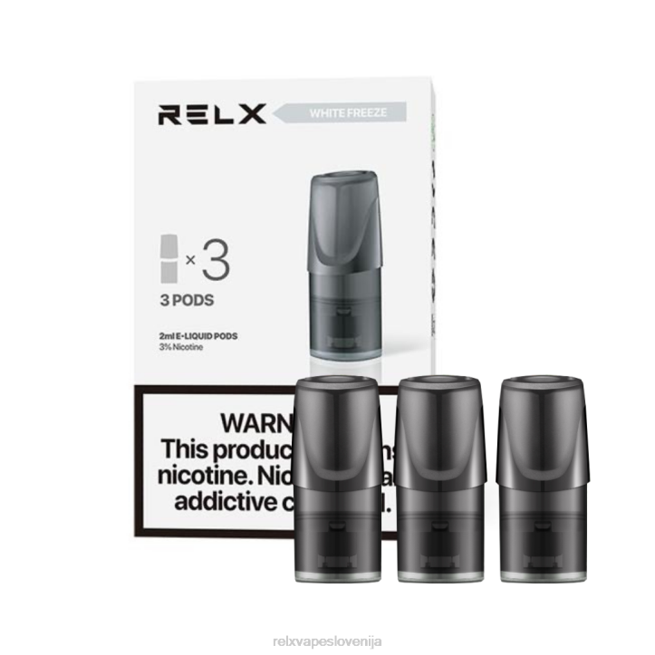 bela zmrznjena ledena brozga - RELX vape review - RELX Classic stroki 60XR134