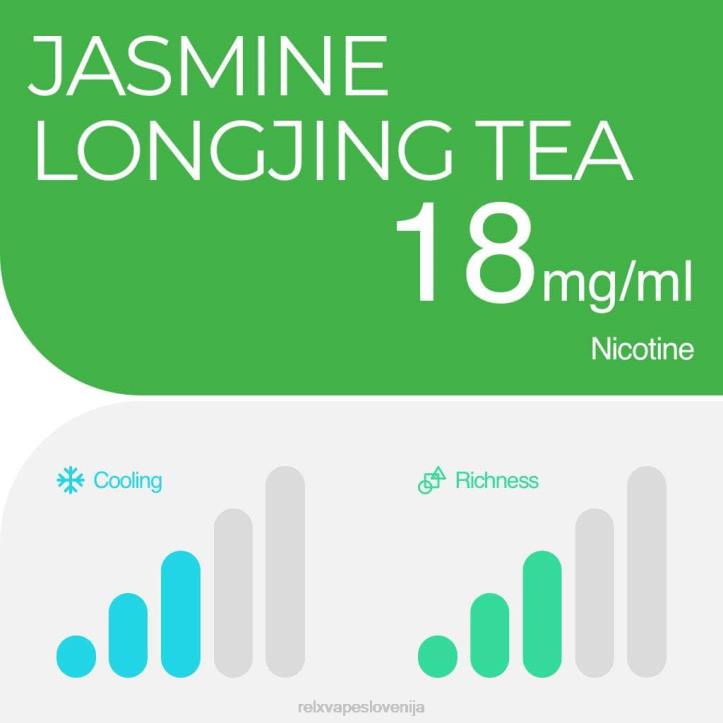 jasminov longjing čaj - RELX pod nikotin - RELX strok pro - 2 stroka 60XR11