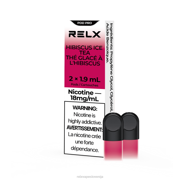 ledeni čaj iz hibiskusa - RELX okusi - RELX strok pro - 2 stroka 60XR15