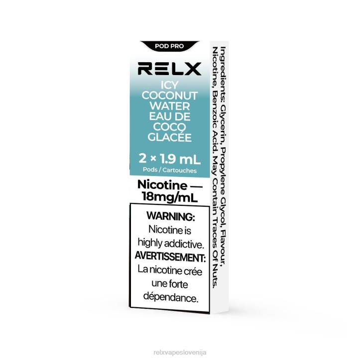 ledeno kokosovo vodo - RELX pod nikotin - RELX strok pro - 2 stroka 60XR21