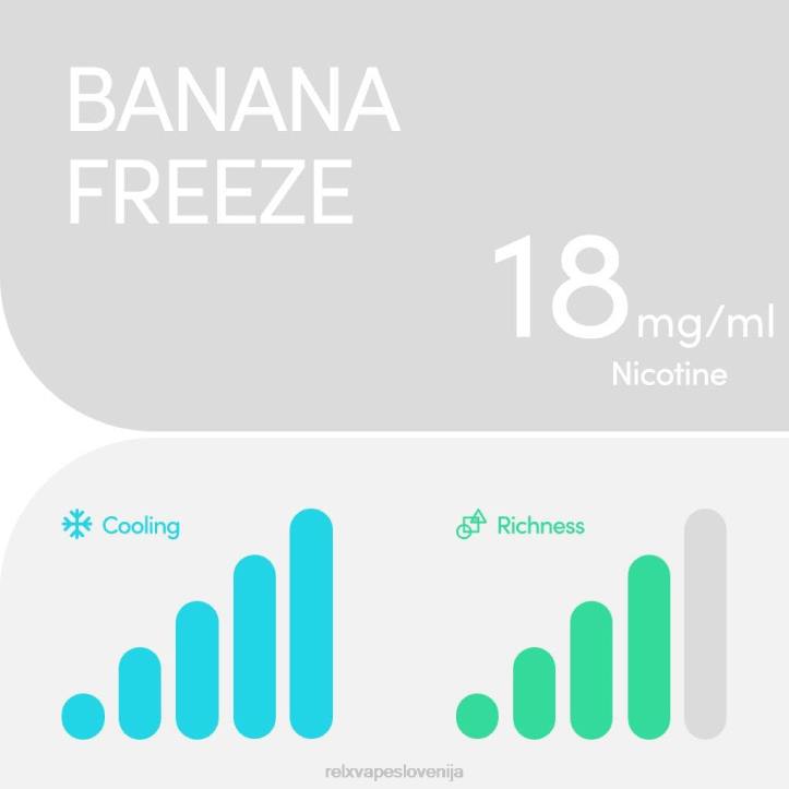 zamrzovanje banan - RELX vape pods - RELX strok pro - 2 stroka 60XR18