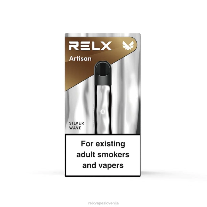 srebrni val - RELX pods for sale - RELX Metal Artisan napravo 60XR65