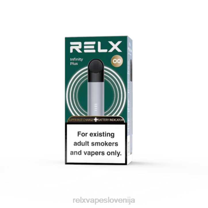 srebrno siva - RELX pods for sale - RELX Infinity plus 60XR85