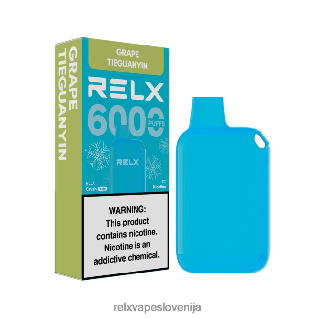 RELX Vape Price - RELX Crush Pocket 6000 ledenih grozdje tieguanyin 202FZ618