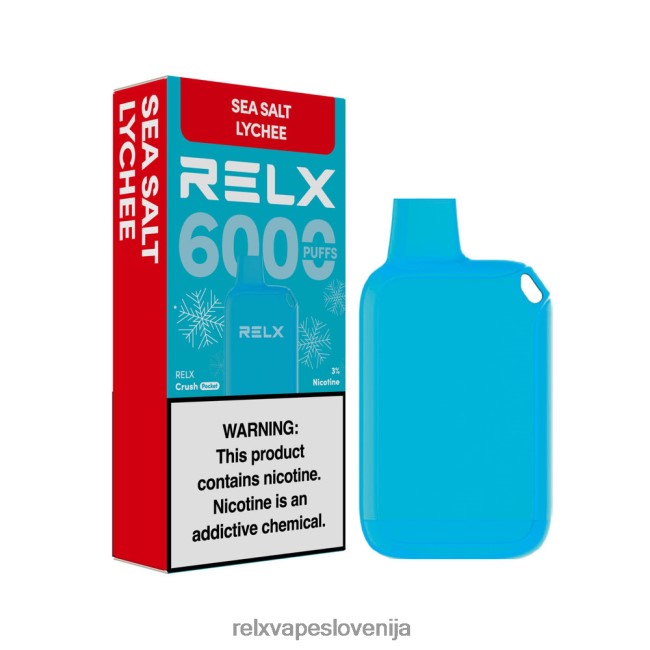 RELX Vape Review - RELX Crush Pocket 6000 ledenih morska sol liči 202FZ614