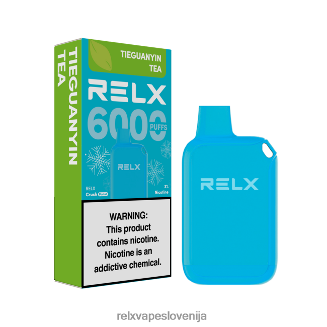 RELX Vape Slovenija - RELX Crush Pocket 6000 ledenih čaj tieguanyin 202FZ622