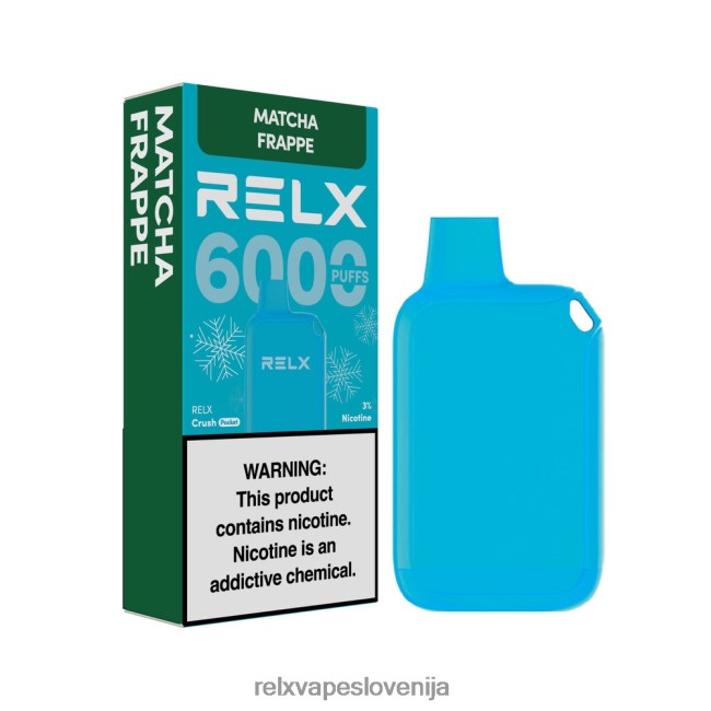 RELX Vape Slovenija - RELX Crush Pocket 6000 ledenih matcha frape 202FZ617