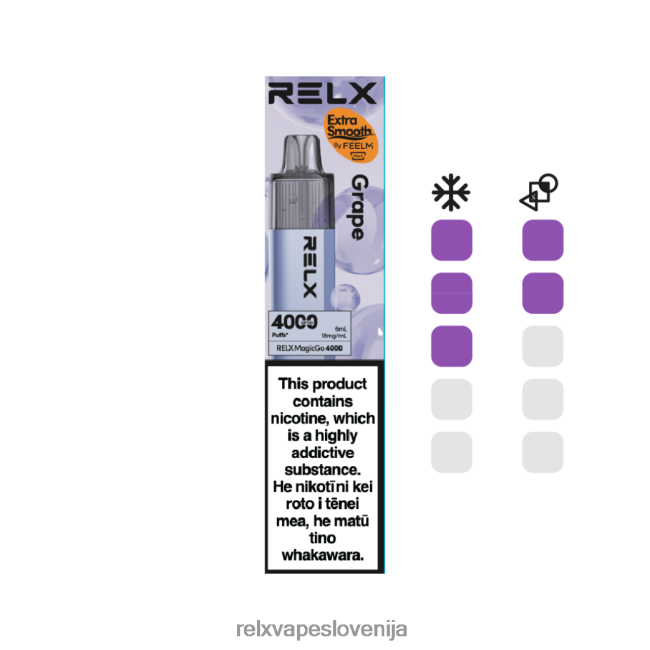 RELX Slovenija - RELX MagicGo 4000 vape za enkratno uporabo grozdje 202FZ66